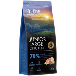Profine Junior Large Chicken & Potatoes koeratoit 12 kg