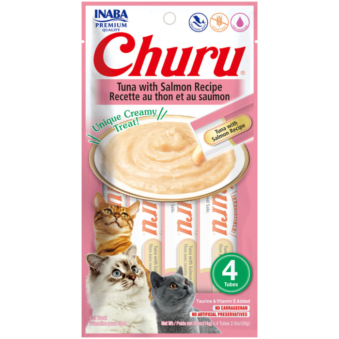 Churu kassimaius tuunikala ja lõhega 4x14g - Image 1