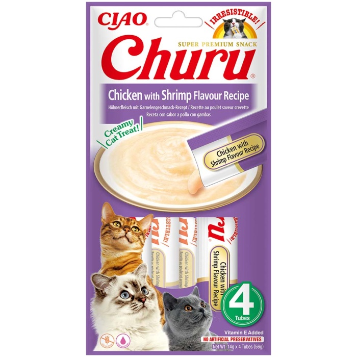 Churu kassimaius kana ja krevetiga 56g - Image 1