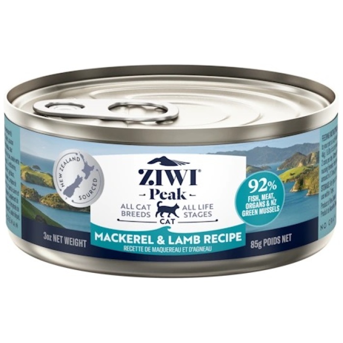 Ziwi Peak Mackerel & Lamb konserv kassidele 85g - Image 1