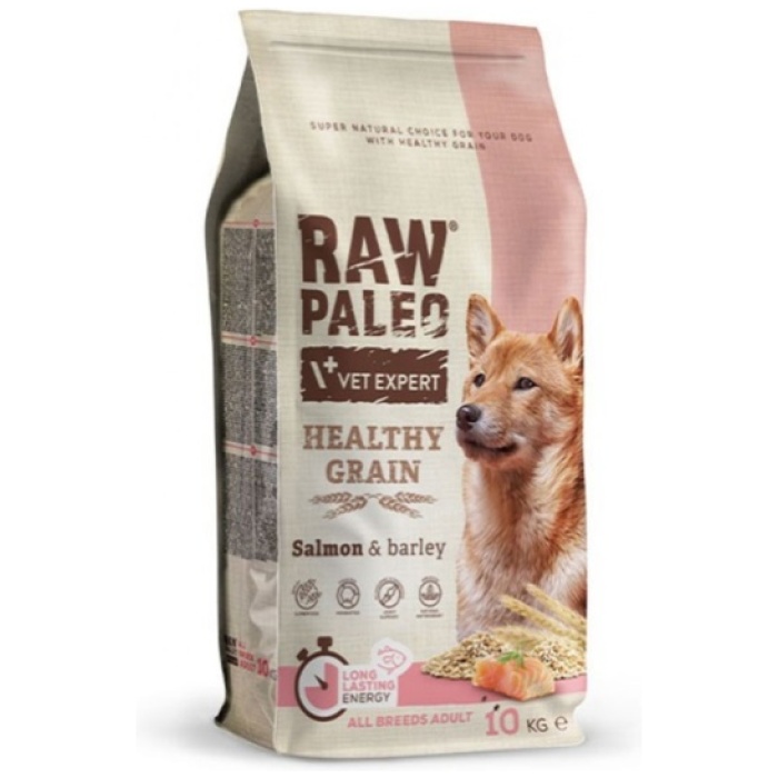 RAW PALEO KOERA TÄISSÖÖT HEALTHY GRAIN LÕHE/ODER 10KG - Image 1