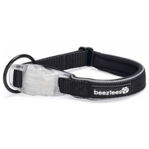 BEEZTEES KOERA KAELARIHM LED + USB PARINCA 50-55CM MUST