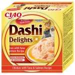 Inaba Dashi Delights Chicken with Tuna & Salmon konserv kassile 70g