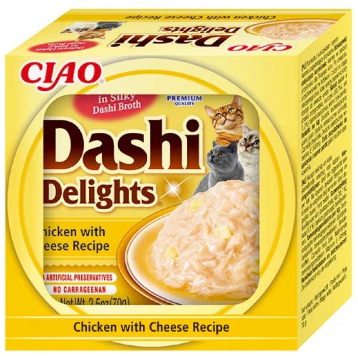 Inaba Dashi Delights Chicken with Cheese konserv kassile 70g - Image 1
