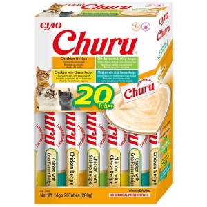 Churu Chicken Varieties multipakk kassimaius 20 x 14g