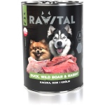 Ravital Duck, Wild Boar & Rabbit konserv koerale 800g