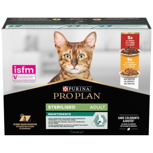 PRO PLAN KASSI EINE MULTIPAKK STER. VEIS/KANA 85G N7+3