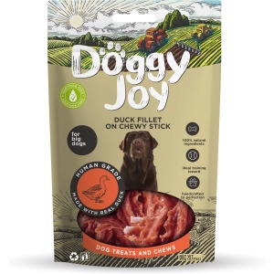Doggy Joy duck fillet on chewy stick närimismaiused koertele 90g