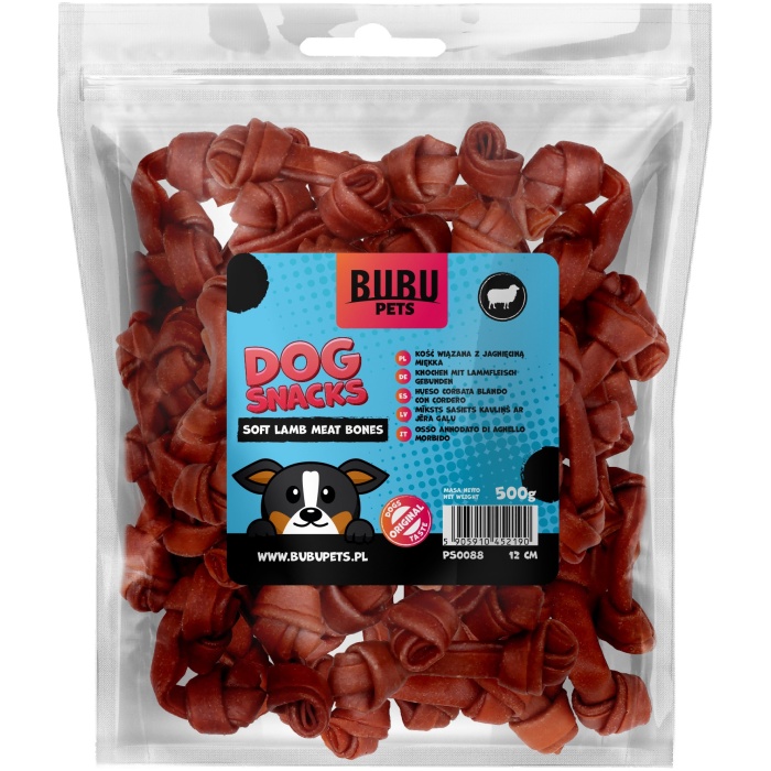 Bubu Pets koeramaius sõlmluu lambaga 12cm 500g - Image 1