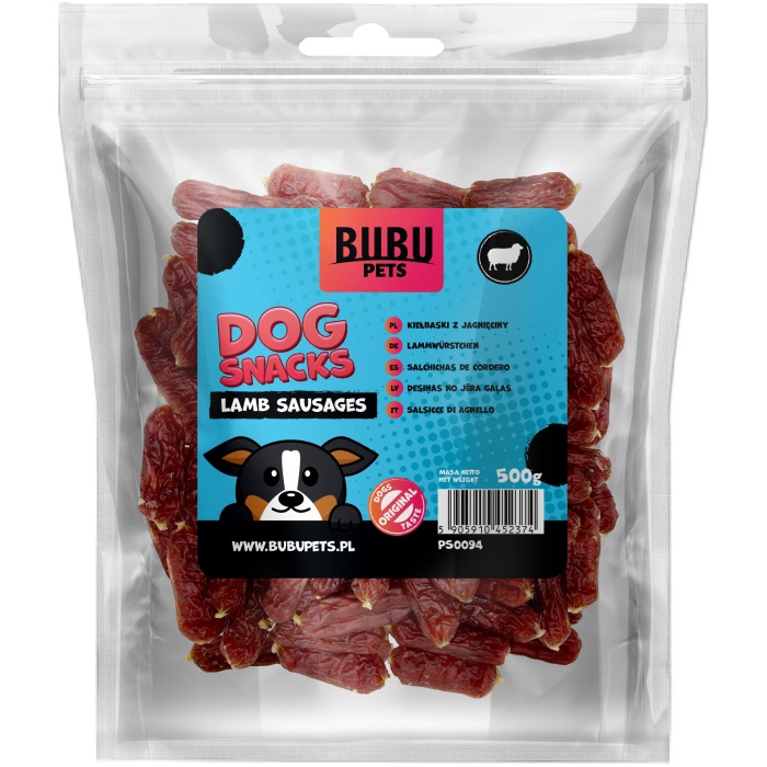 Bubu Pets koeramaius lambavorstikesed 500g - Image 1