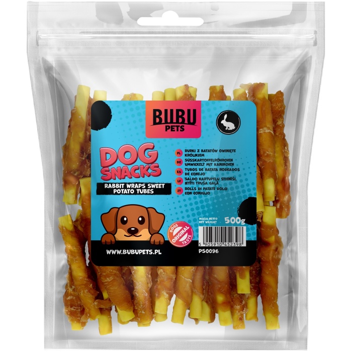 Bubu Pets koeramaius küülik bataaditoruga 500g - Image 1