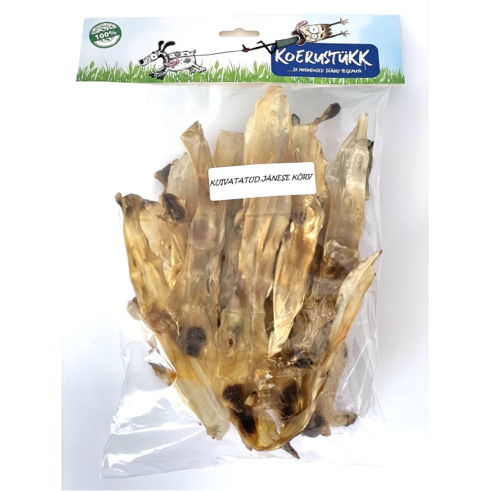 Koerustükk - Kuivatatud küüliku kõrvad 1 kg - Image 1