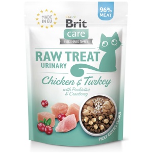 Brit Care Raw külmkuivatatud maius Urinary steriliseeritud kassidele 40g