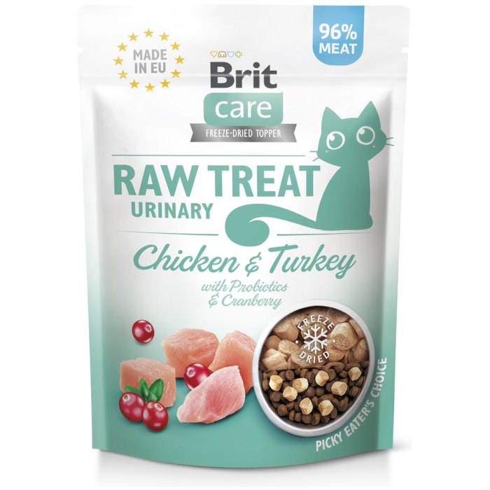 Brit Care Raw külmkuivatatud maius Urinary steriliseeritud kassidele 40g - Image 1