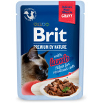 Brit Premium Delicate Lamb Fillets in Gravy märgtoit steriliseeritud kassidele 85g