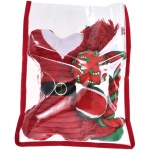 Barry King punane jõulukomplekt koerale