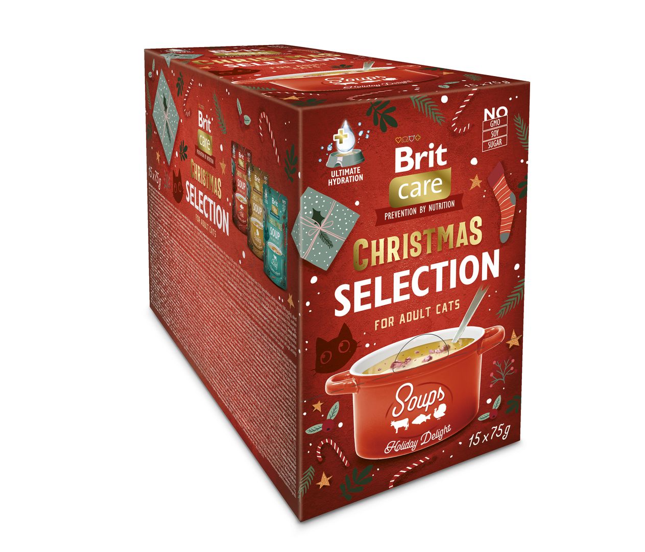8595602579402.jpg Brit Care Cat Soup Christmas multipakk kassidele 15 x 75g - Image 1