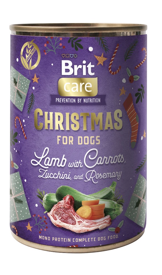 Screenshot Brit Care Christmas Mono Protein Lamb konserv koertele 400g - Image 1
