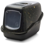 SAVIC KASSI LIIVAKAST NESTOR MARBLE MUST/KULDNE 56X39X38,5CM