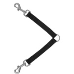 Freedog must nailonist kahe koera rihm Duo 15mm x 17cm