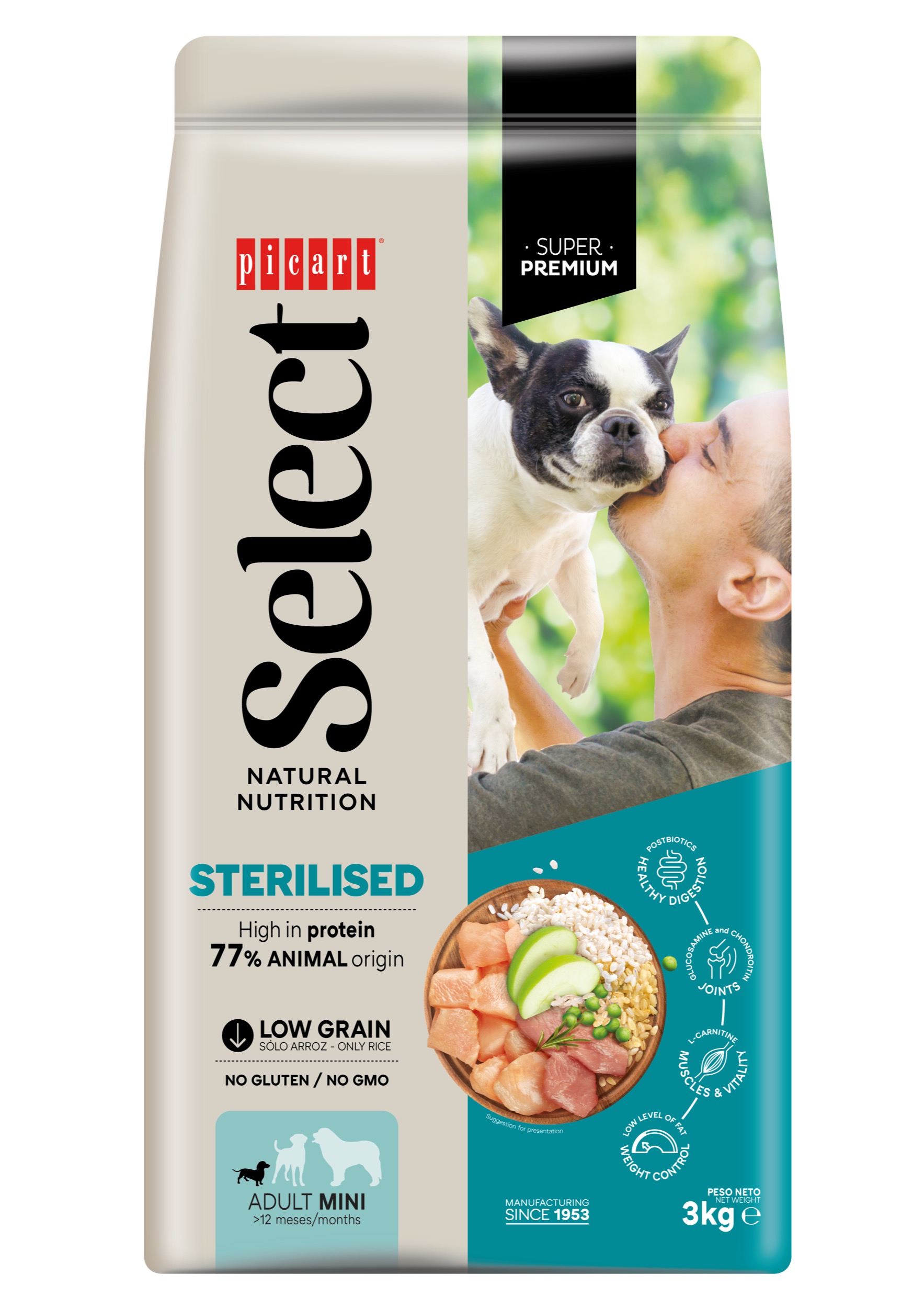 8436011152766.jpg Select Adult Mini Sterilised Chicken and Rice koeratoit 3kg - Image 1