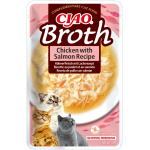 Ciao Broth Chicken with Salmon märgtoit kassidele 40g