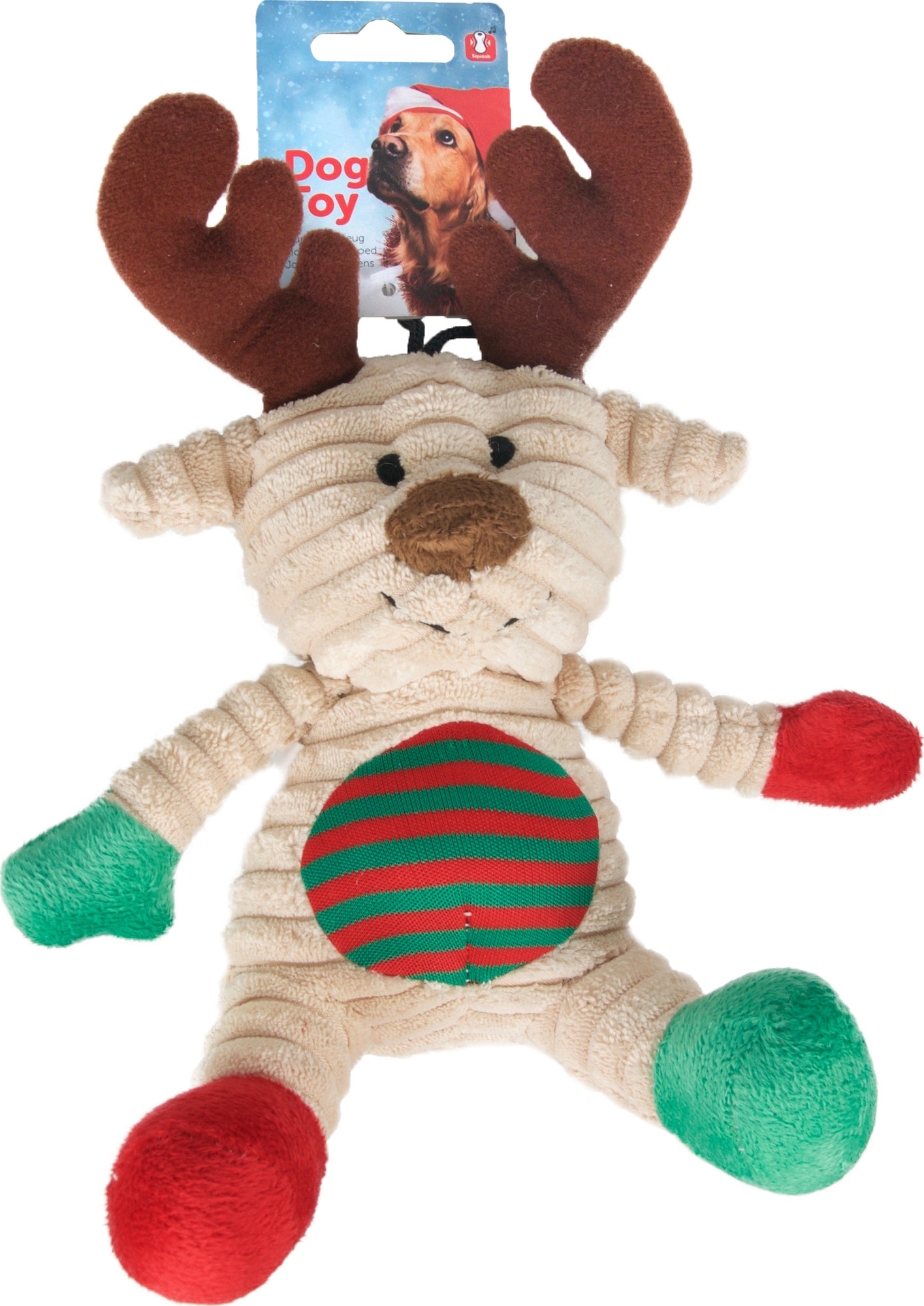 5411290309745.jpg Flamingo piiksuv jõulumänguasi koerale 24cm (assortii) - Image 1