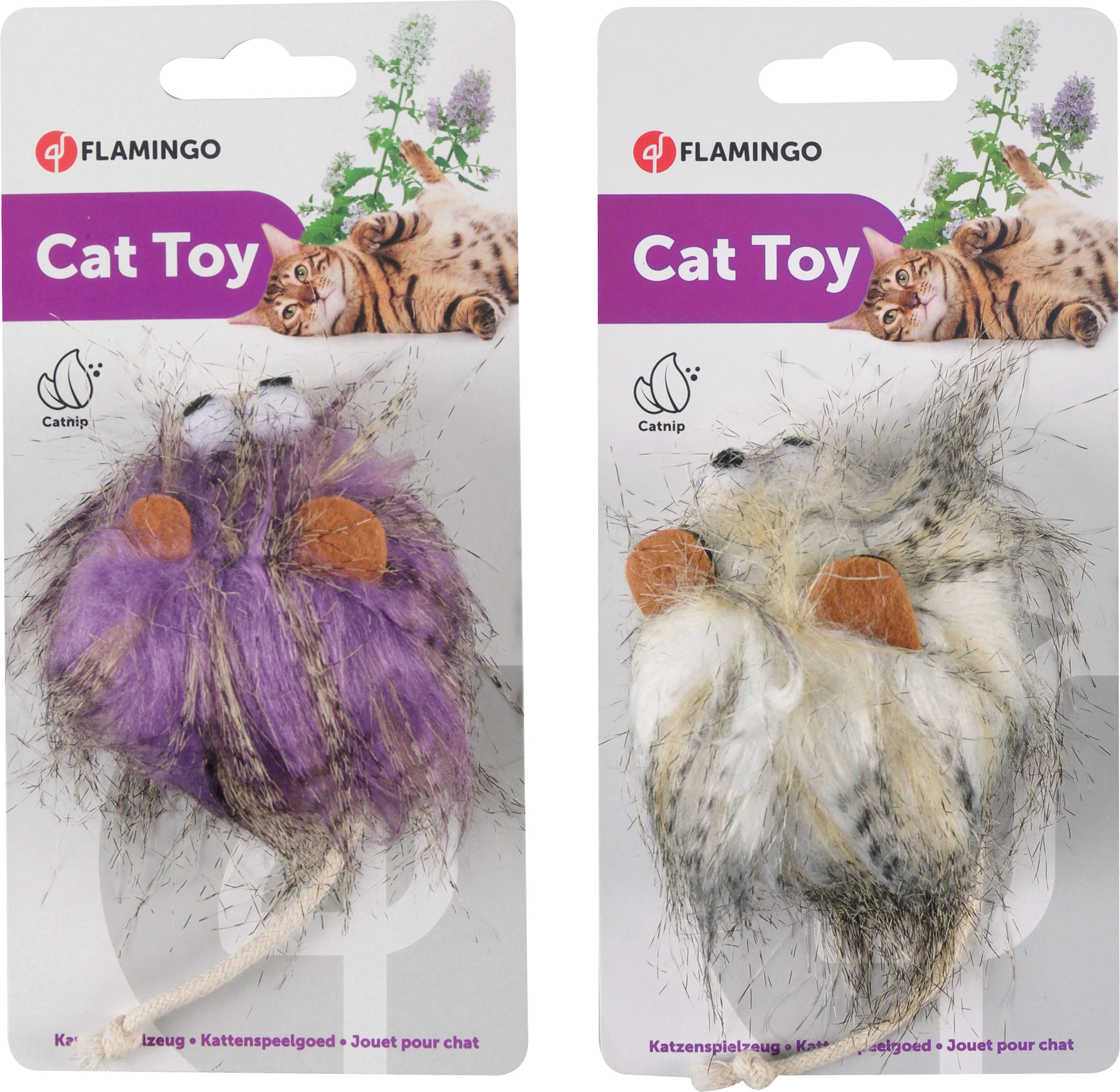 5411290325592.jpg Flamingo kassimänguasi naistenõgesega 7cm (assortii) - Image 1