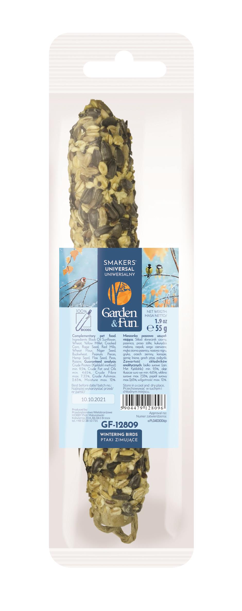 5904479128096.jpg Garden & Fun Smakers seemnepulk talilindudele 55g - Image 1