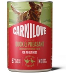 Carnilove Duck & Pheasant konserv koertele 400g