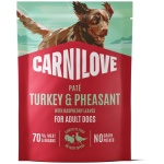 Carnilove Pate Pheasant with Raspberry Leaves märgtoit koertele 300g
