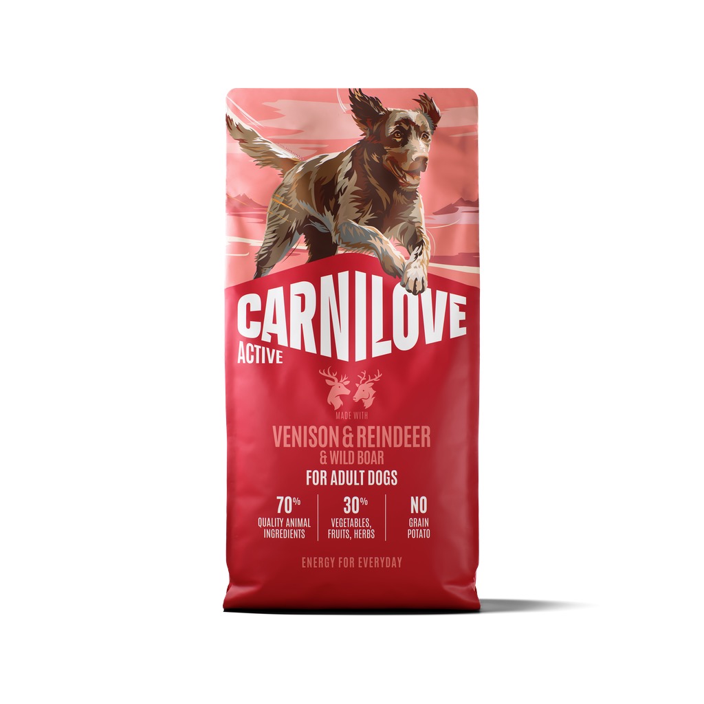 8595602581214.jpg Carnilove Active Venison & Reindeer & Wild Boar koeratoit 12kg - Image 1