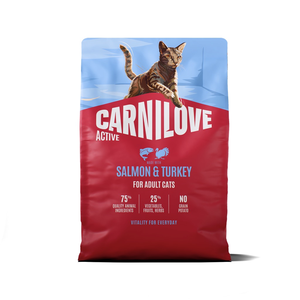 8595602581603.jpg Carnilove Active Salmon & Turkey kassitoit 2kg - Image 1