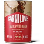 Carnilove Lamb & Wild Boar konserv koertele 400g