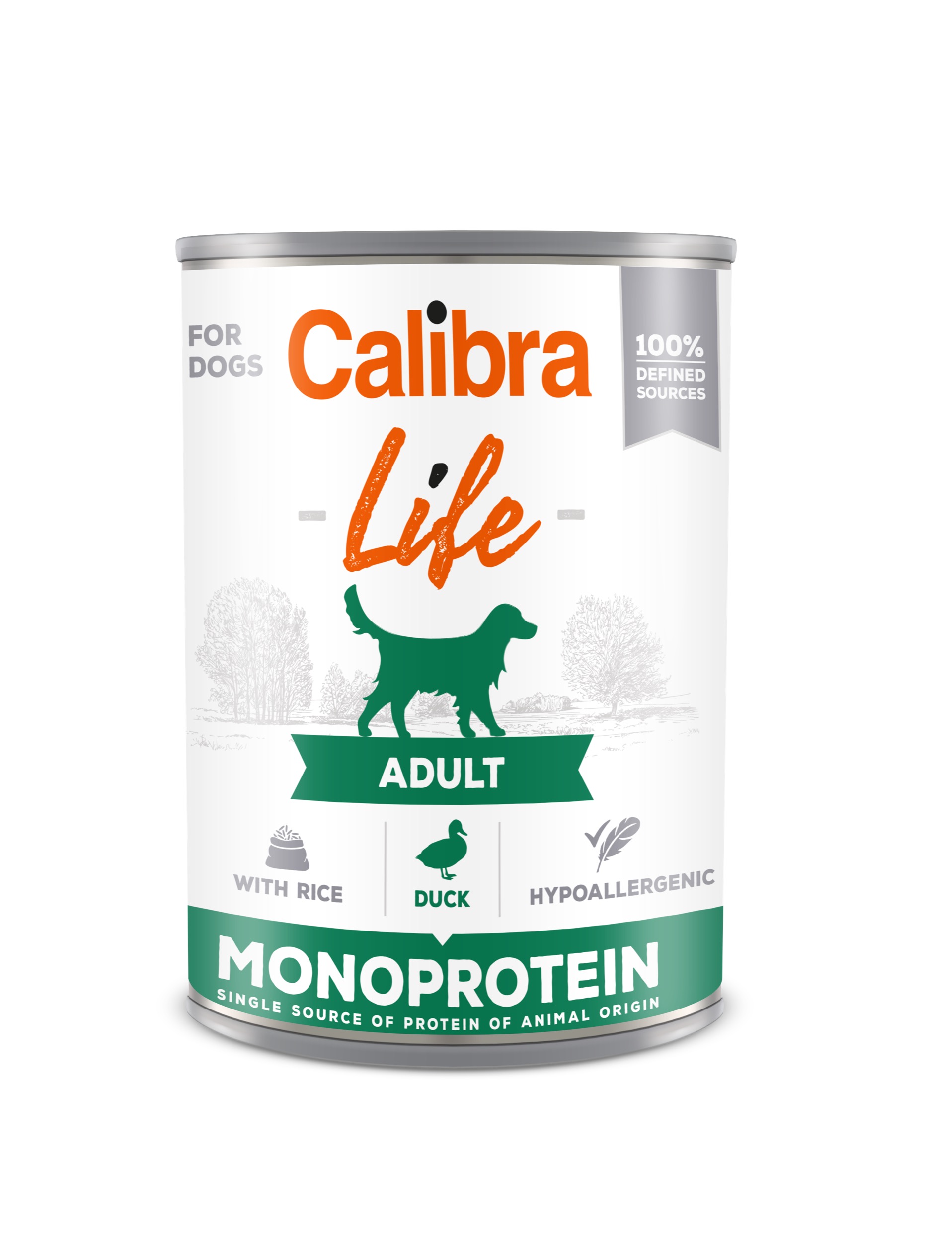 8594062080176.jpg Calibra Life Adult Duck with Rice konserv koertele 400g - Image 1