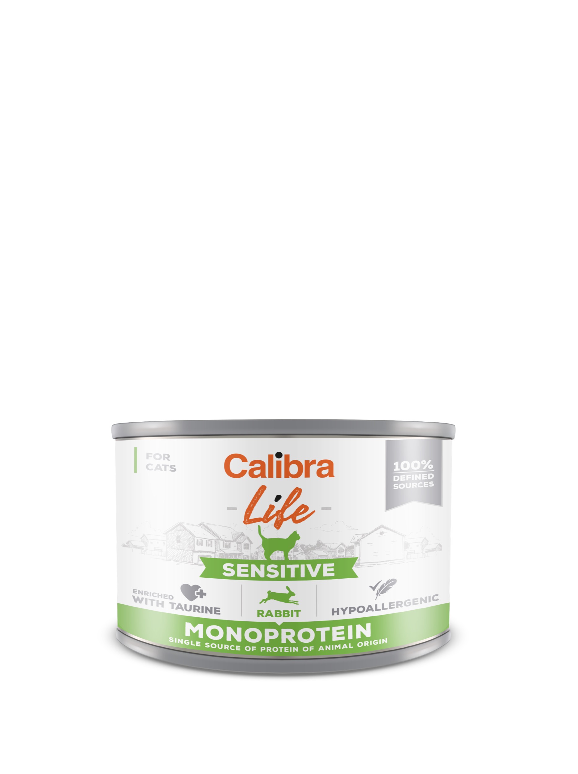 8594062080251.jpg Calibra Life Sensitive Rabbit konserv kassidele 200g - Pilt 1