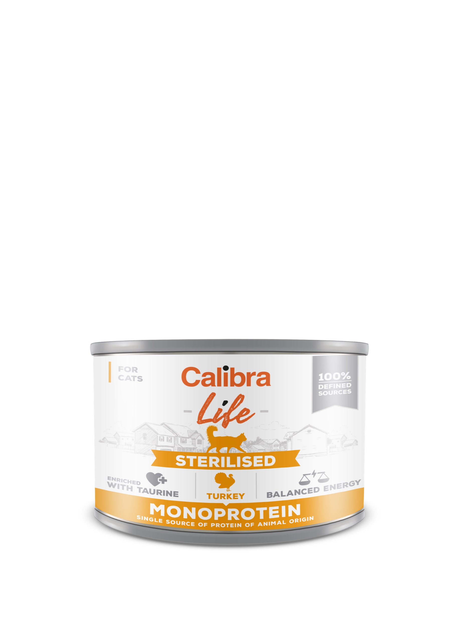 8594062080275.jpg Calibra Life Sterilised Turkey konserv kassidele 200g - Pilt 1