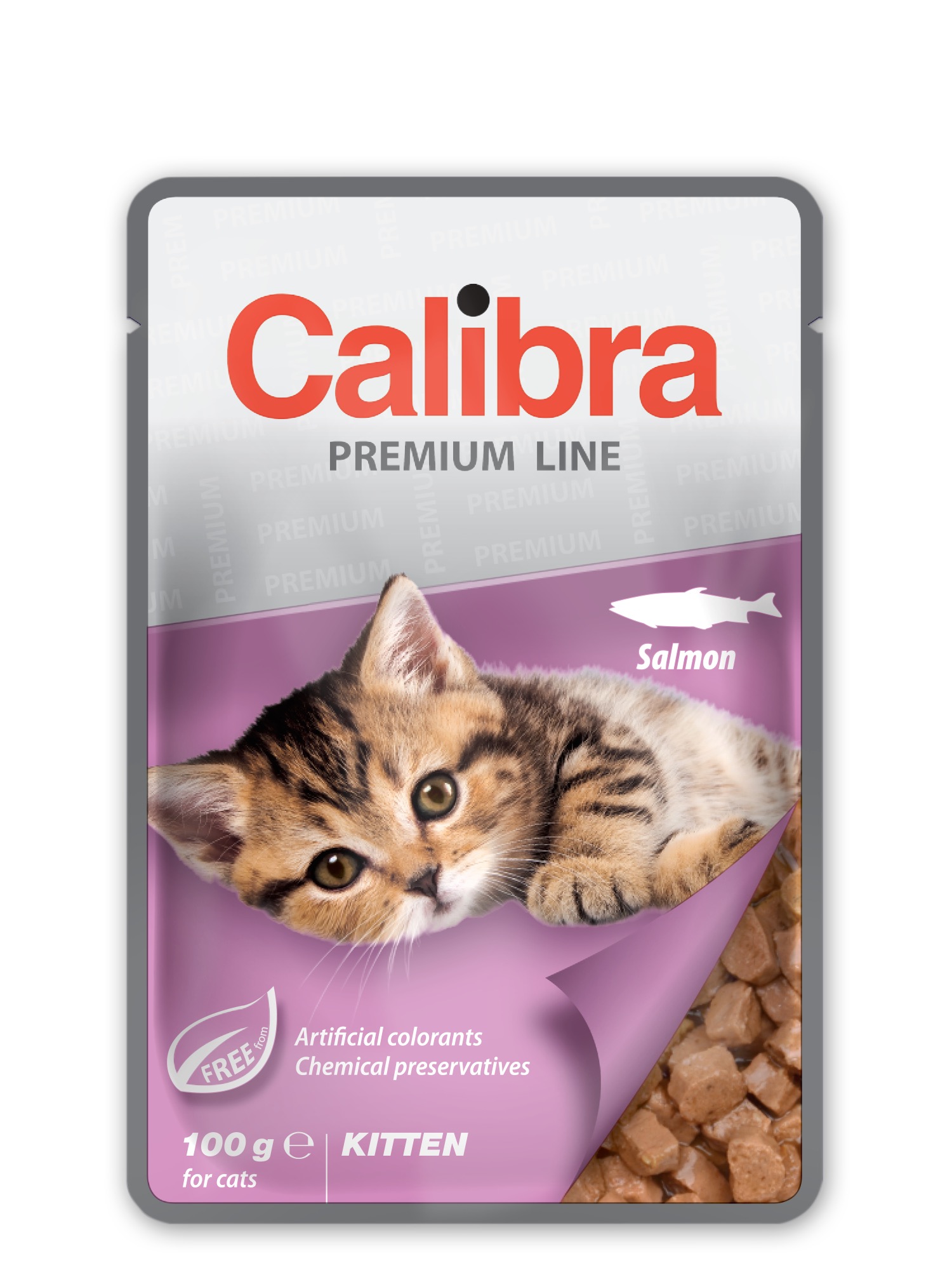 8594062084808.jpg Calibra Premium Kitten Salmon märgtoit kassipoegadele 100g - Image 1