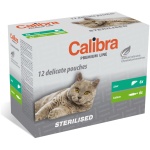 Calibra Premium Sterilised multipakk märgtoit kassidele 12x100g