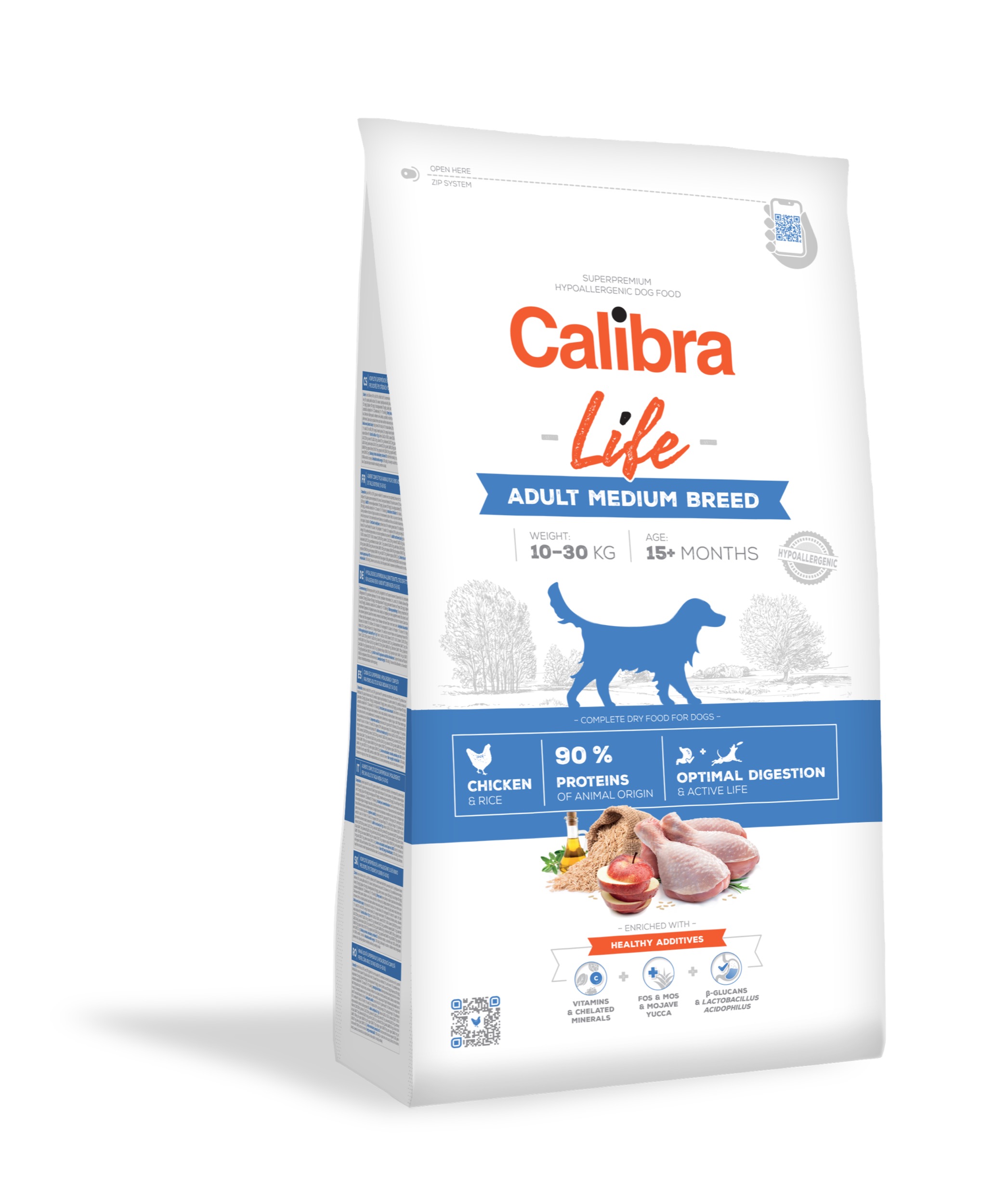 8594062086604.jpg Calibra Life Adult Medium Breed Chicken koeratoit 12kg - Image 1