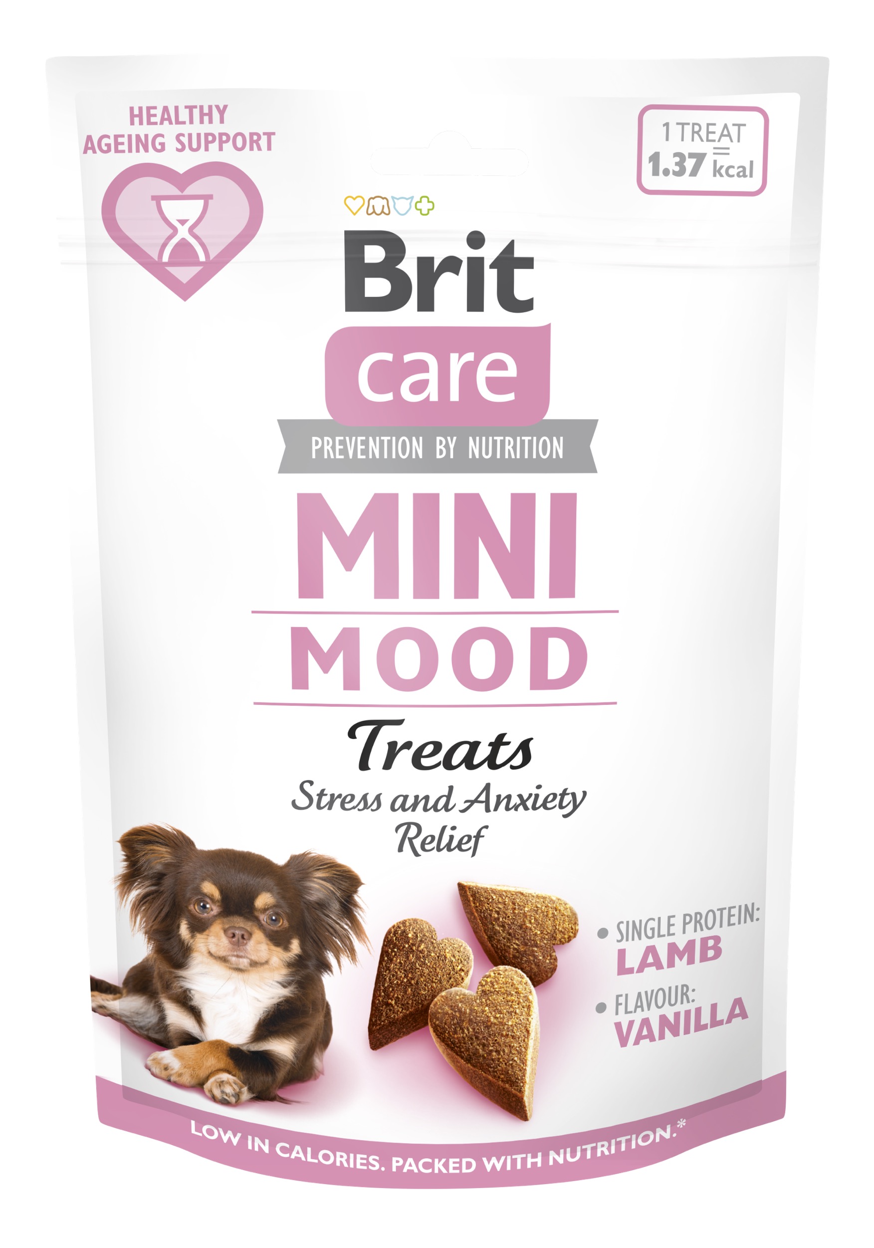 8595602578542.jpg Brit Care Mini Snack Mood maiused koertele 50g - Image 1