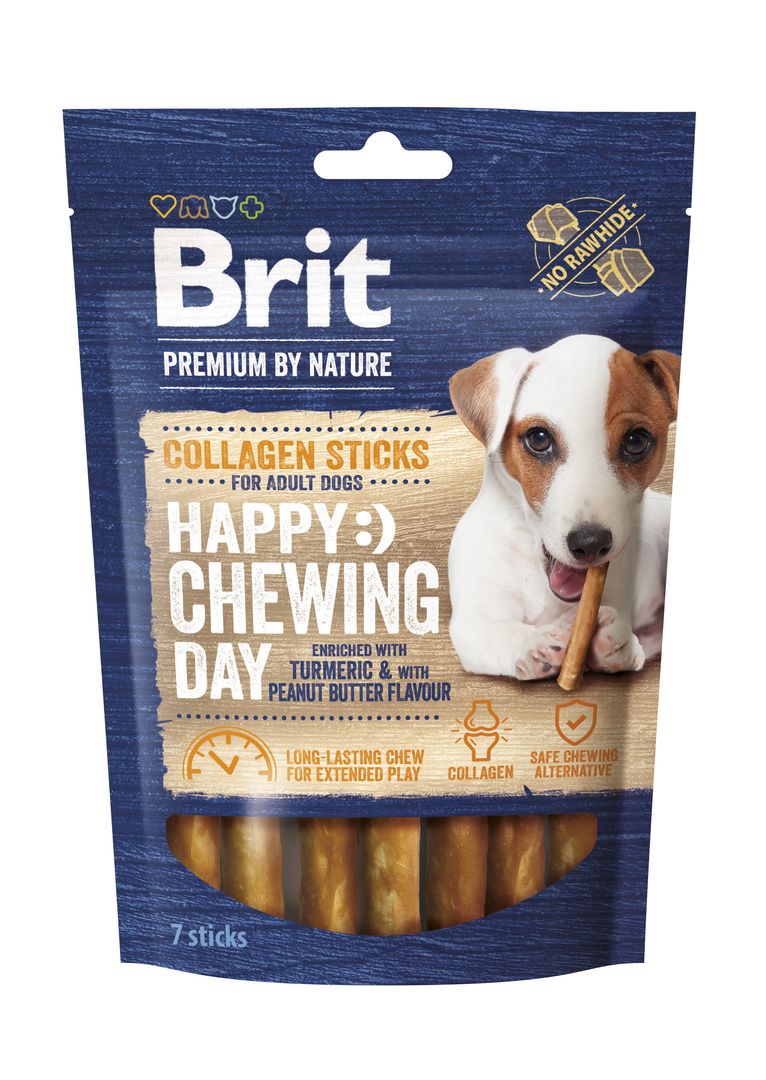 8595602578863.jpg Brit Premium By Nature Collagen Chews Sticks maiused koerale 7tk - Image 1