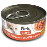 Brit Care Real Tuna with Salmon in gravy konserv kassidele 80g