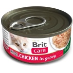 Brit Care Real Chicken in gravy konserv kassidele 80g