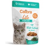 Calibra Life Sterilised Salmon märgtoit kassidele 85g