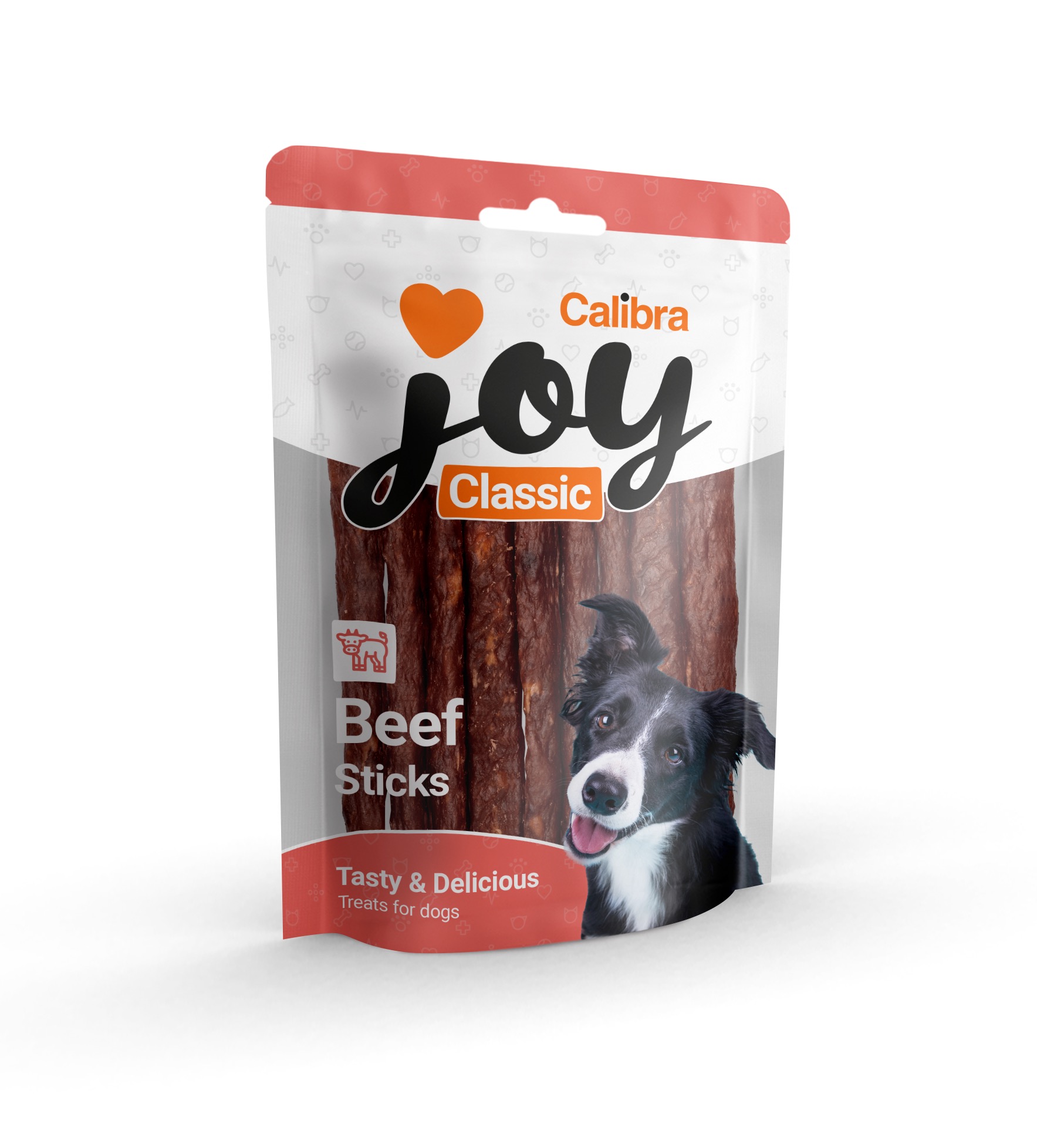 8595706703871.jpg Calibra Joy Classic Beef Sticks närimismaiused koertele 500g - Pilt 1