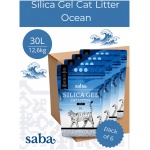 SABA ookeanilõhnaline silikageelist kassiliiv 30L