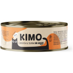 Kimo Chicken & Surimi in Jelly konserv kassidele 70g