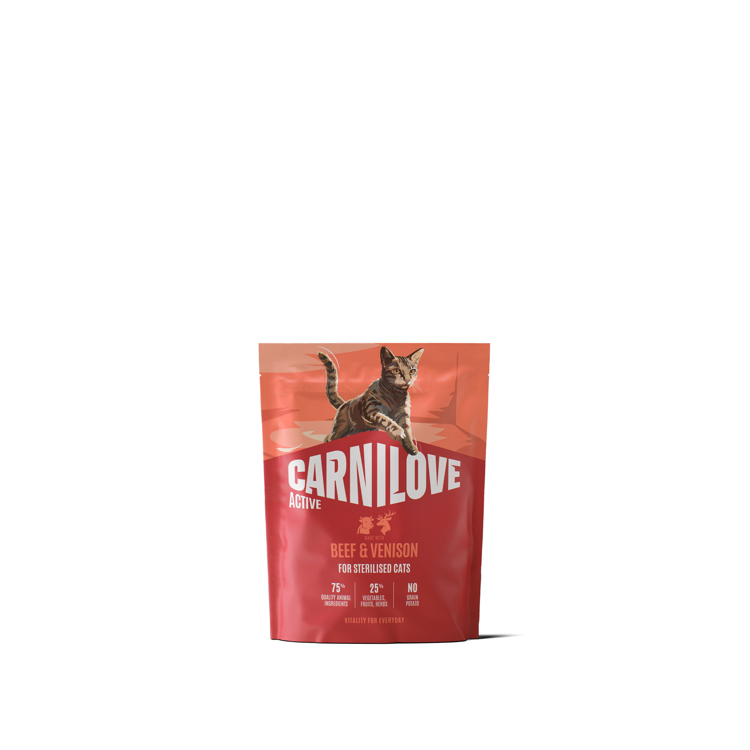 8595602581672.jpg Carnilove Active Beef & Venison Adult Sterilised kassitoit 0,4kg - Pilt 1