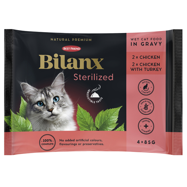 289960.jpg BF KASSI EINEKOTIKE BILANX VALIKP. STERIL. KANA/KALKUN KASTMES 85G N4 - Pilt 1